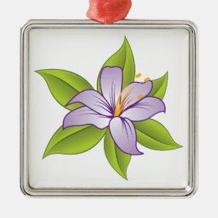 De Metal Ornamento alfanumérico púrpura Lilac Lilac Stargaz