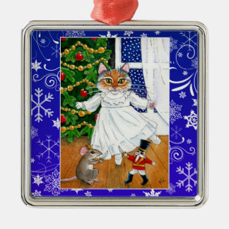 De Metal Ornamento bonito da neve do balé do nutcracker do