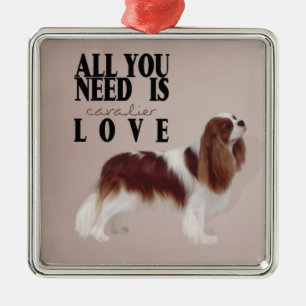 De Metal Ornamento Cavalier King Charles Spaniel