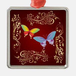 De Metal Ornamento da Borboleta art 1