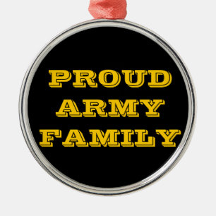 De Metal Ornamento da família do exército orgulhoso
