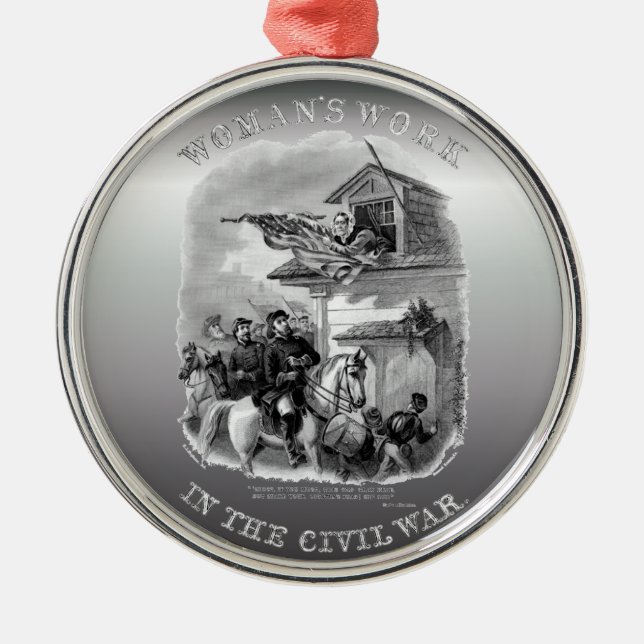 De Metal Ornamento da guerra civil (Frente)