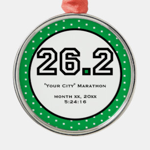 De Metal Ornamento da maratona
