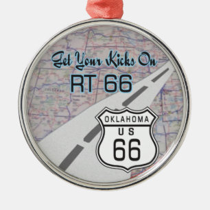 De Metal ornamento da rota 66