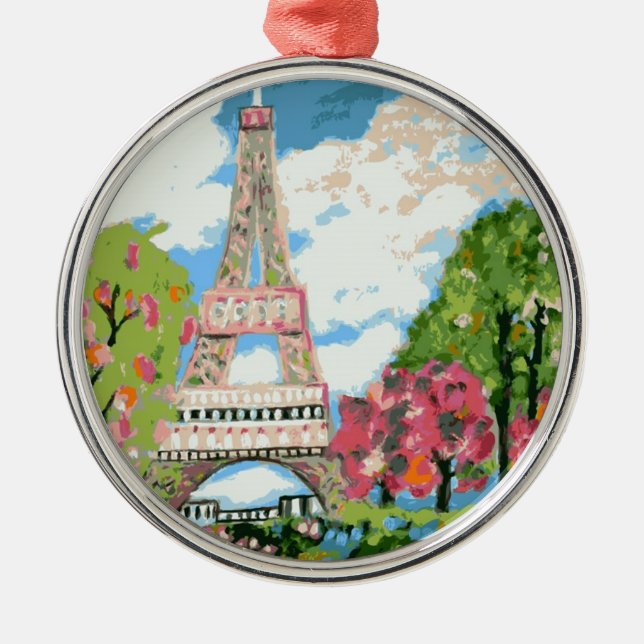 De Metal Ornamento da torre Eiffel (Frente)
