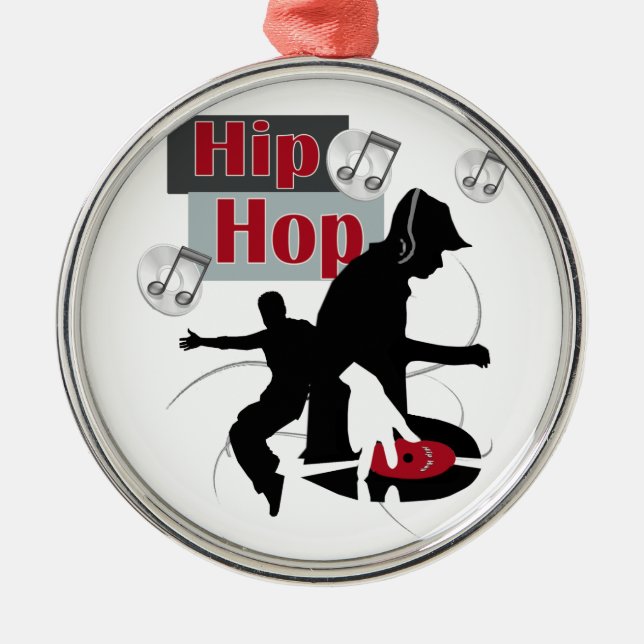 De Metal Ornamento DJ Hip Hop (Frente)
