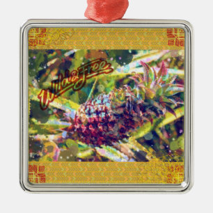 De Metal Ornamento do abacaxi