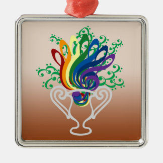 De Metal Ornamento do buquê do Clef