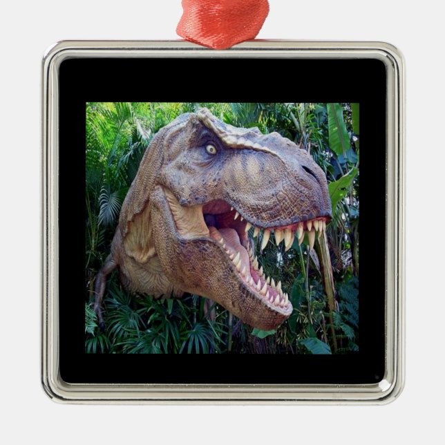 De Metal Ornamento do dinossauro (Frente)