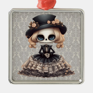 De Metal Ornamento do Esqueleto Steampunk