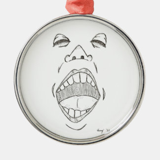 De Metal Ornamento do "grito"
