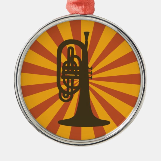 De Metal Ornamento do Mellofone Starburst (Frente)