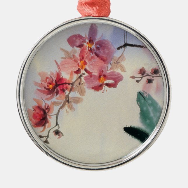 De Metal Ornamento do Phalaenopsis (Frente)