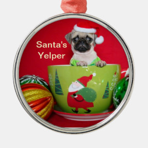 De Metal Ornamento do Pug