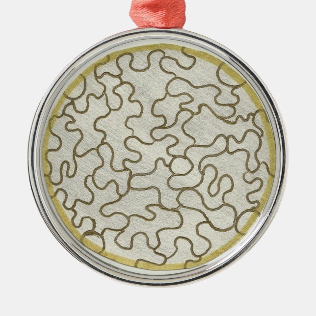 De Metal Ornamento do quebra-cabeça (Frente)