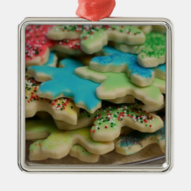 De Metal Ornamento dos biscoitos do Natal (Frente)