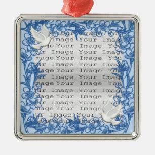 De Metal Ornamento em Quadrado Personalizado da Porta