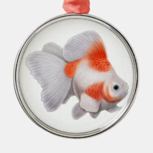 De Metal Ornamento extravagante do peixe dourado do Fantail