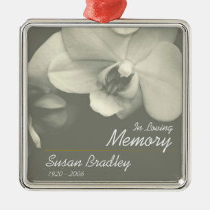 De Metal Ornamento fúnebre memorável personalizado caqui