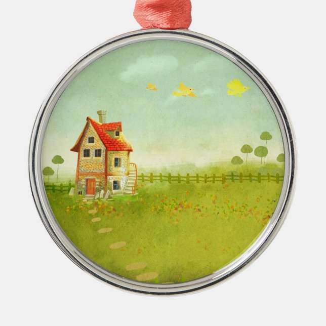 De Metal Ornamento Home Sweet (Frente)