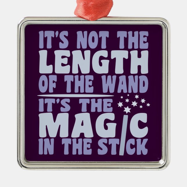 De Metal ornamento MAGIC WAND (Frente)