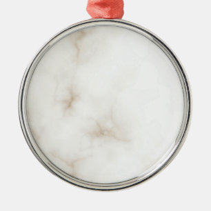 De Metal Ornamento Marble Pastel Glitter Premium Round