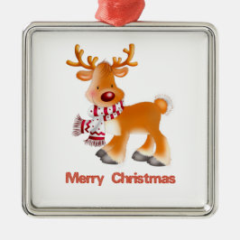 De Metal Ornamento | Natal | Reindeer | Feliz Natal