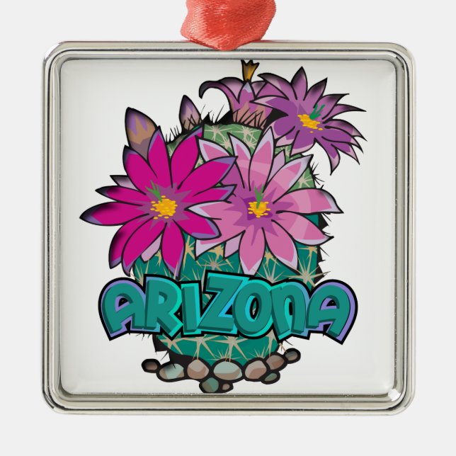 De Metal Ornamento Pendente arizona Silver (Frente)