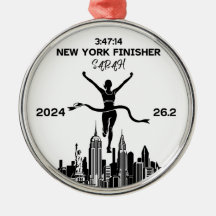 Ornamento Personalizado da Maratona em Nova Iorque