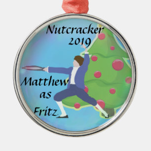 De Metal Ornamento personalizado do Nutcracker - Fritz