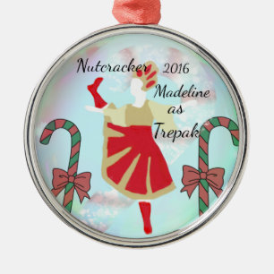 De Metal Ornamento personalizado do Nutcracker - Trepak