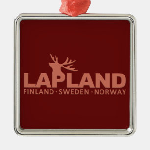 De Metal ornamento personalizado LAPLAND