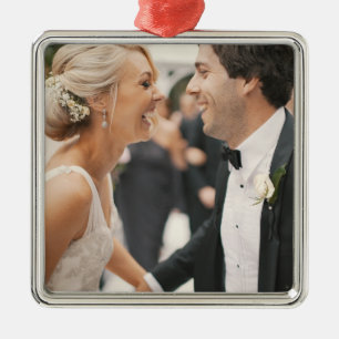 De Metal Ornamento Personalizado para Newlyweds