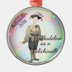 De Metal Ornamento personalizado Polichinelle do Nutcracker