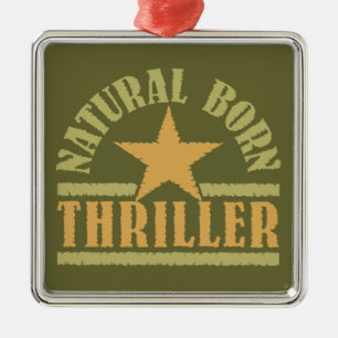 De Metal ornamento personalizado Thriller do Nascer Natural