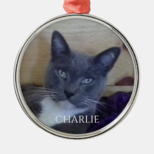 De Metal Ornamento Pet LOVE Premium Round