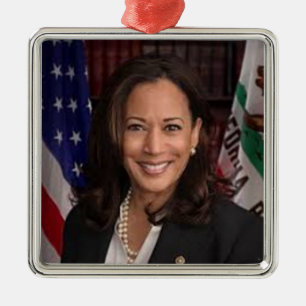 De Metal Ornamento Presidencial Kamala Harris 2020