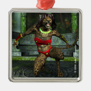De Metal Ornamento Quadrado do Defiance Premium