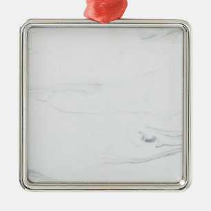 De Metal Ornamento Quadrado do Marble Pastel Glitter Premiu