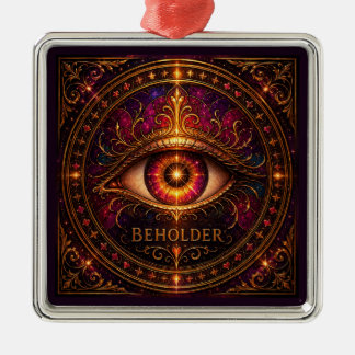 De Metal Ornamento Quadrado Premium BEHOLDER