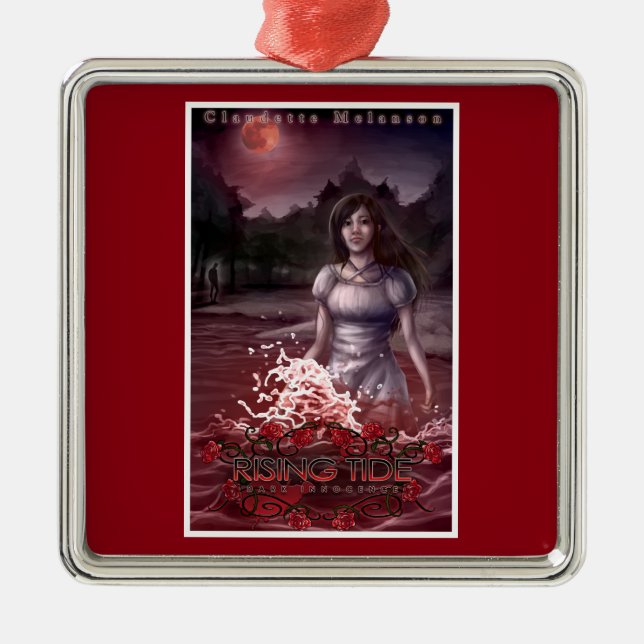 De Metal Ornamento quadrado superior do cobrir do aumento (Frente)