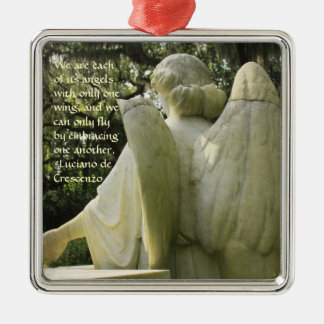 De Metal Ornamento quebrado do anjo da asa