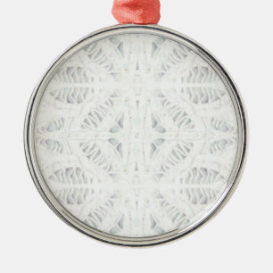De Metal Ornamento Redondo BATTENBURG LACE Premium