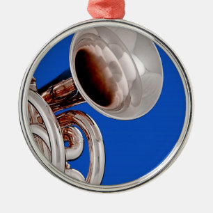 De Metal Ornamento redondo da trombeta