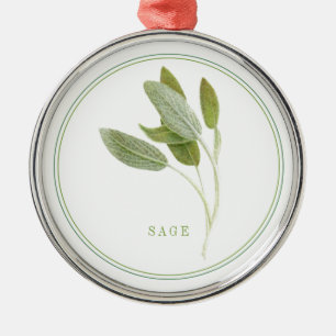 De Metal Ornamento Redondo Premium SAGE FRESH