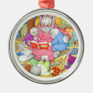 De Metal Ornamento Redondo Premium STORY HISTORY BEDTIME