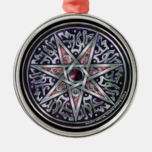 De Metal Ornamento Redondo Star of Fey Premium