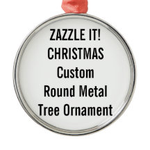 Ornamento redondo superior feito sob encomenda da