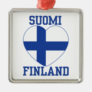 De Metal ornamento SUOMI FINLAND