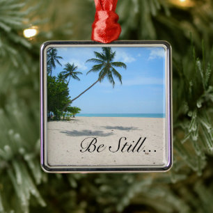 De Metal Ornamento tropical da ilha
